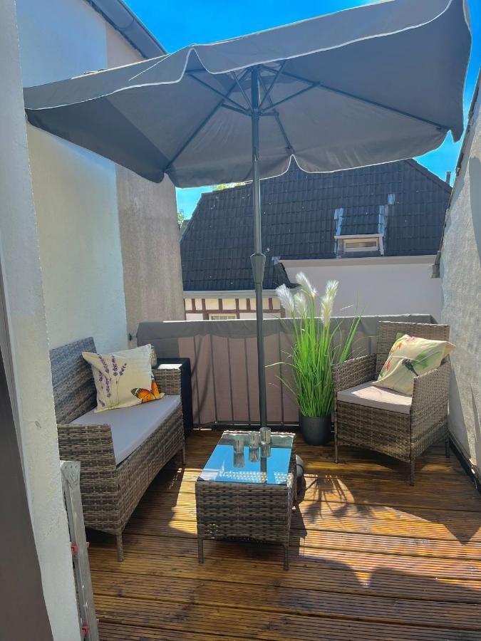 City Apartment, Ferienwohnung 3 Zkdb, Balkon, Dachgeschoss, Naehe Duesseldorf Krefeld Exteriör bild