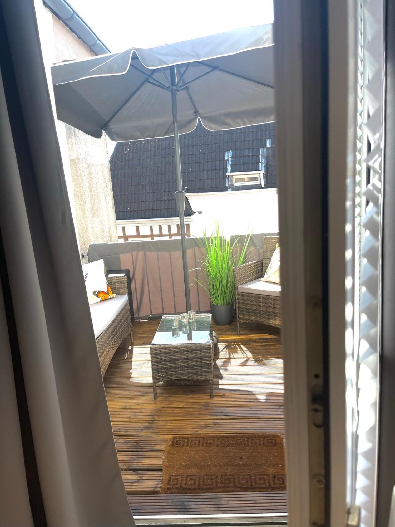 City Apartment, Ferienwohnung 3 Zkdb, Balkon, Dachgeschoss, Naehe Duesseldorf Krefeld Exteriör bild